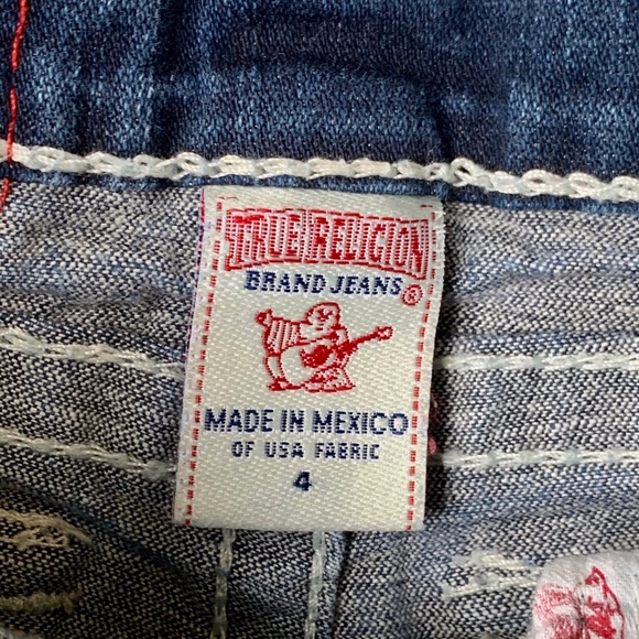 True Religion RARE Kids Flare Jeans SIZE 4 - Picture 12 of 13